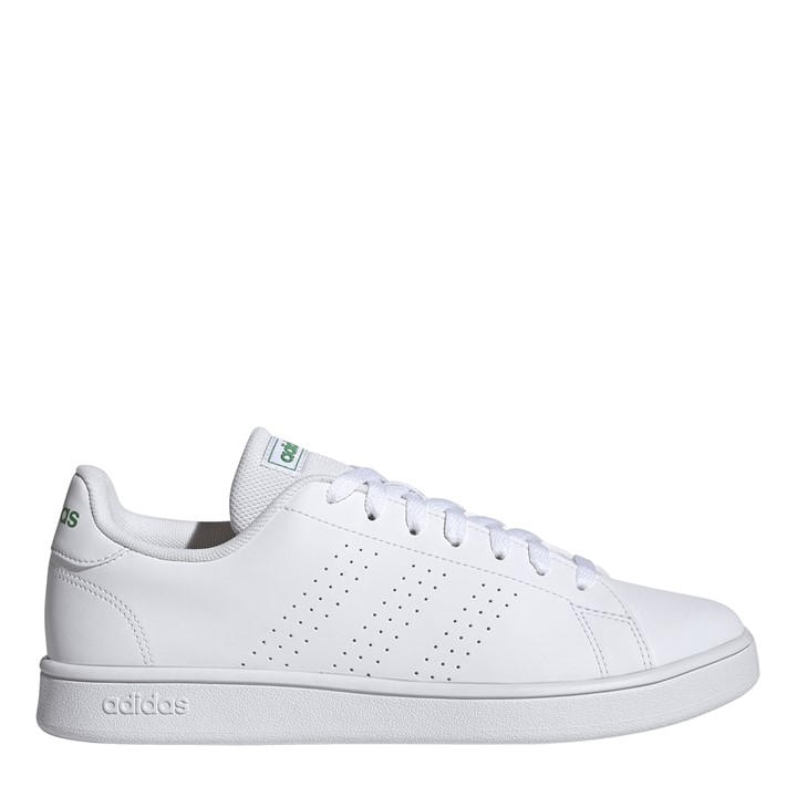 Adidas Boys White Kids' Advantage Base Low-Top Trainers in Size 3.5, Sports Direct