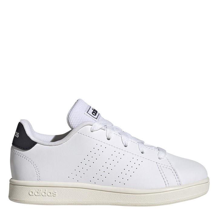 Adidas  Kids White ' Low-Top Trainers in Size 5, Sports Direct