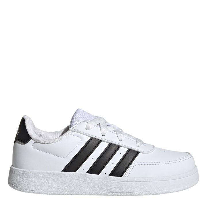 Adidas  Kids White ' Breaknet 2.0 Low-Top Trainers in Size 2.5, Sports Direct
