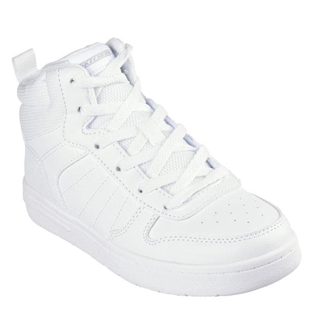 White - Skechers - Unisex Kids' High-Top Trainers