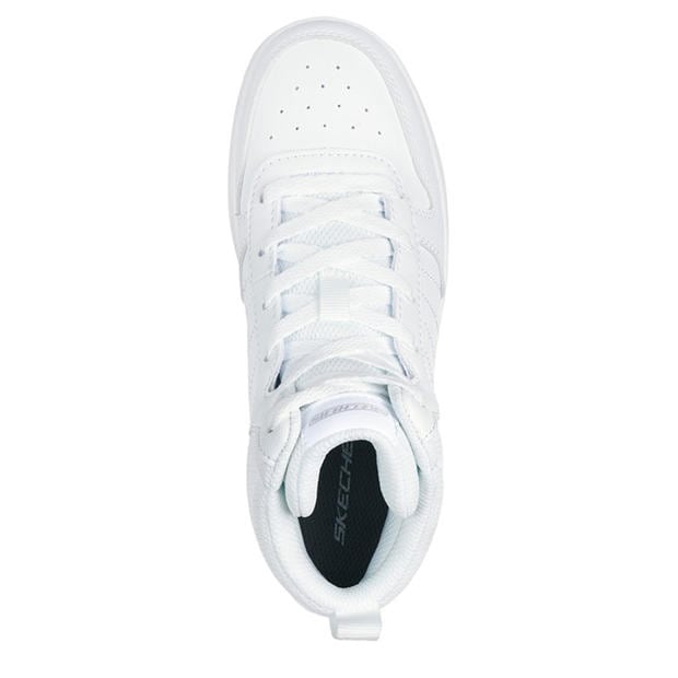White - Skechers - Unisex Kids' High-Top Trainers