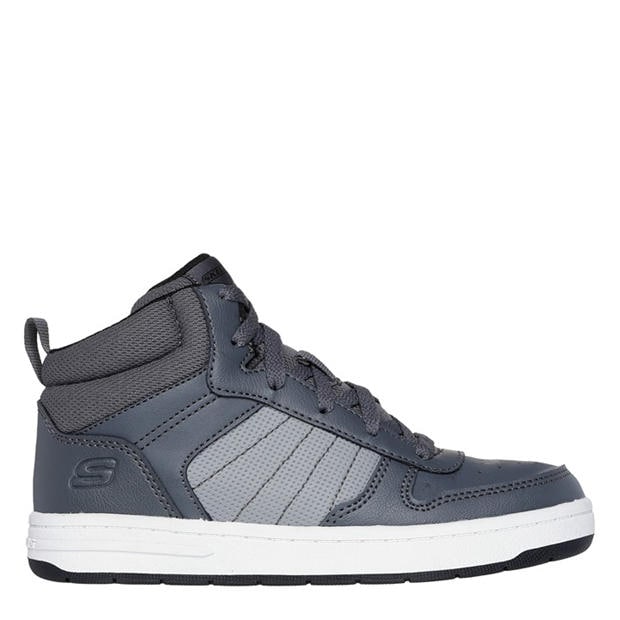Grey - Skechers - Unisex Kids' High-Top Trainers