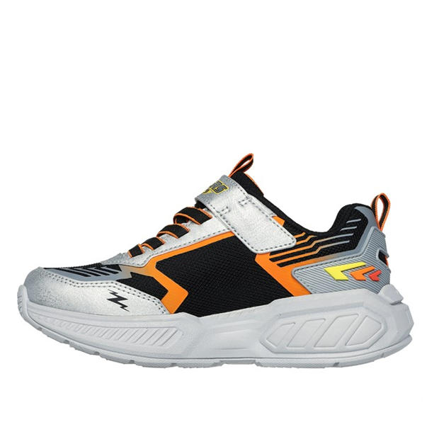 Silver Black - Skechers - Light Storm 3 Low-Top Trainers Unisex Kids