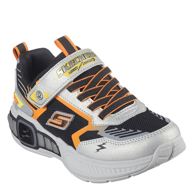 Silver Black - Skechers - Light Storm 3 Low-Top Trainers Unisex Kids