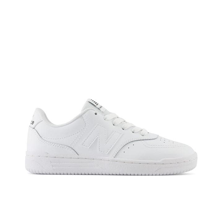 New Balance Boys White Nb Bb80  in Size 5.5, Sports Direct