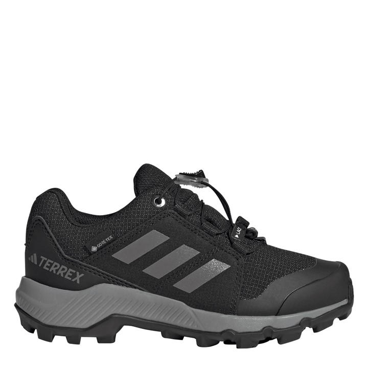 Adidas Boys Black Terrex Gore-Tex Hiking Shoes  in Size 4, Sports Direct