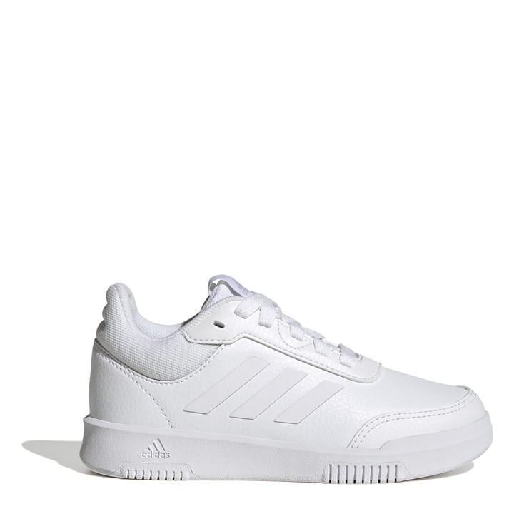 Adidas Boys White Tensaur   Trainers in Size 3, Sports Direct