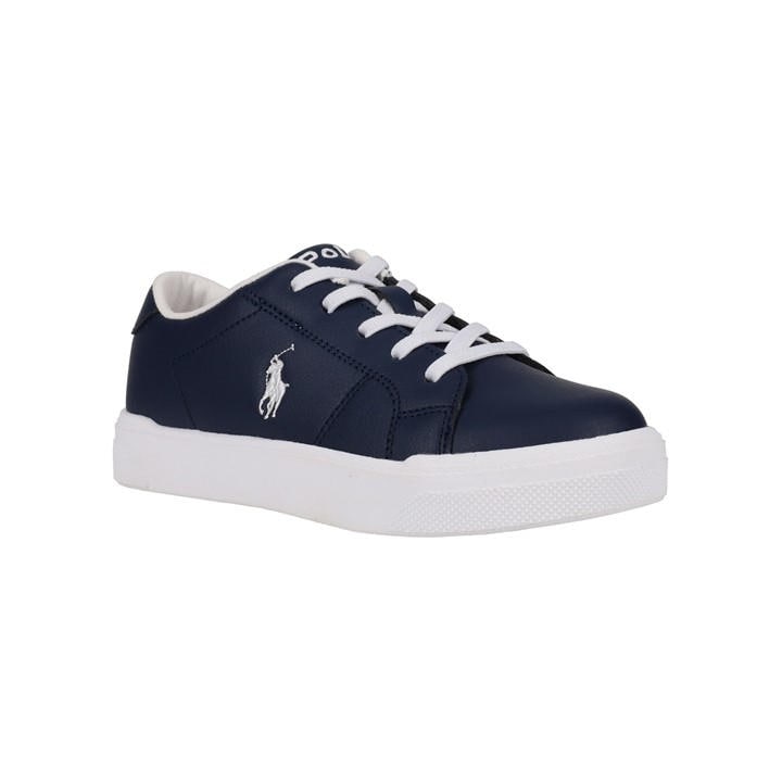 Polo Ralph Lauren Boys Blue  Sutton Low-Top Trainers in Size 3, Sports Direct