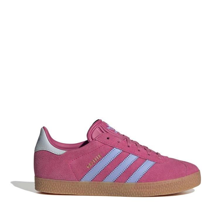 Adidas Originals  Kids Pink ' Gazelle Low-Top Trainers in Size 4.5, Sports Direct