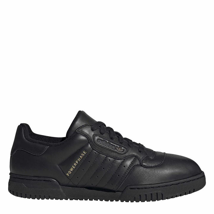 Adidas Originals Boys Black Adidas Powerphase Sh in Size 4.5, Sports Direct