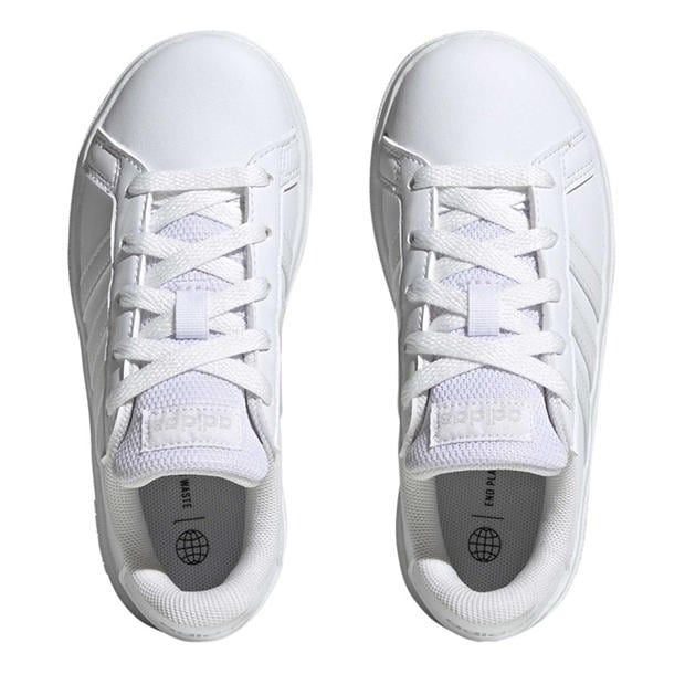 White/Grey - adidas - adidas Grand Court 2.0 K