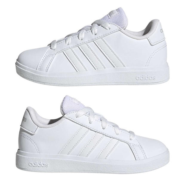 White/Grey - adidas - adidas Grand Court 2.0 K