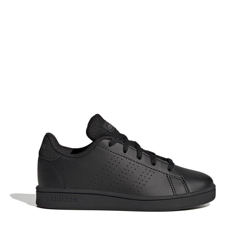 Adidas Boys Black Advantage Lifestyle Trainers  in Size 3, Sports Direct
