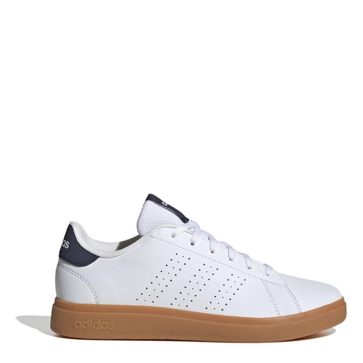 Adidas Boys White Advantage Lifestyle Trainers  in Size 3, Sports Direct