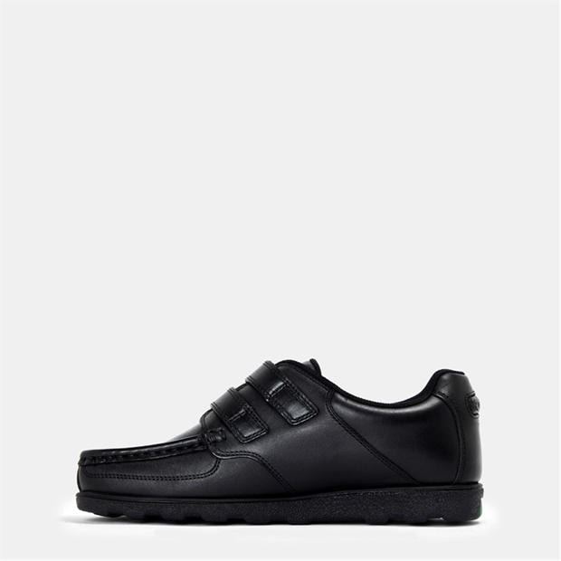 Black - Kickers - Unisex Kids Fragma Moc Toe Formal Shoes