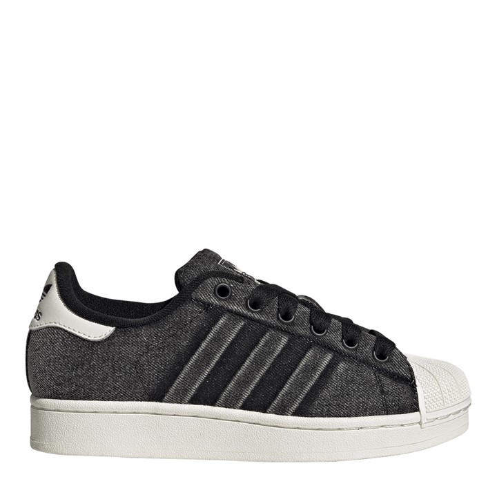 Adidas Originals  Kids Black Kids' Superstar Low-Top Trainers in Size 4.5, Sports Direct