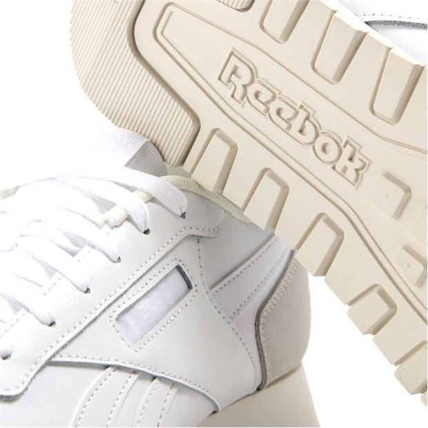 White/Grey - Reebok - Kids' Glide Trainers