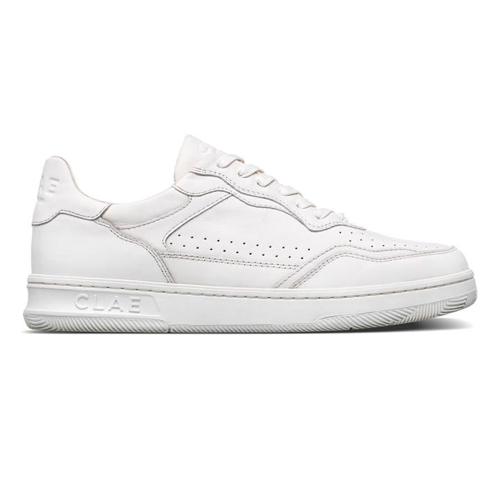 Clae  Kids White ' Low-Top Trainers in Size 4.5, Sports Direct