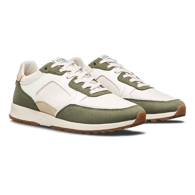 Olive Off-White - Clae - Kids' Low-Top Trainers