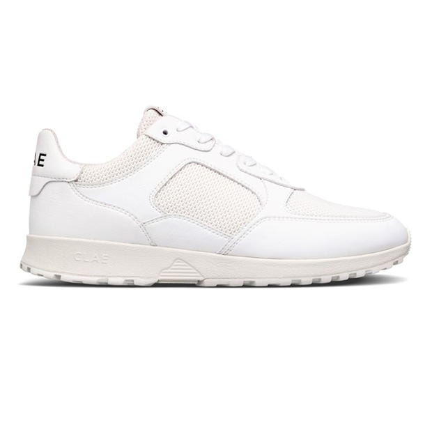 Triple White - Clae - Kids' Low-Top Trainers