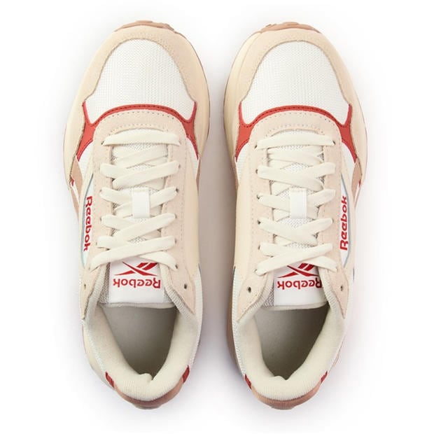 Chalk/Hoop Red - Reebok - Kids' Glide Dmx Trainers