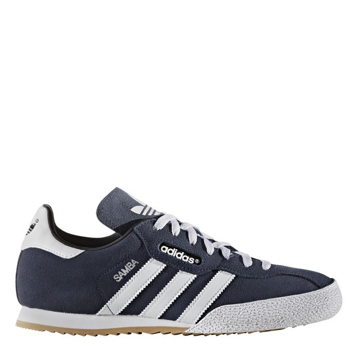 Adidas Boys Blue Samba Super Suede Trainers  in Size 5, Sports Direct