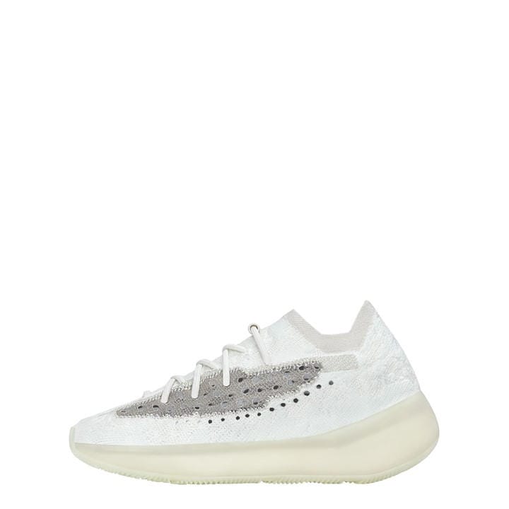 Yeezy Boys White Kids Boost 380 Cushioning Trainers in Size 4.5, Sports Direct