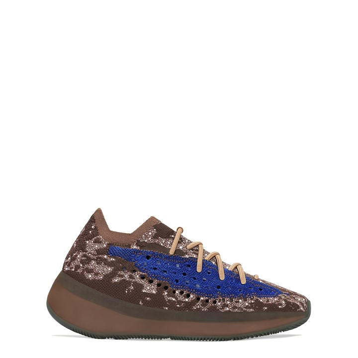 Yeezy Boys Brown Kids Boost 380 Cushioning Trainers in Size 4.5, Sports Direct