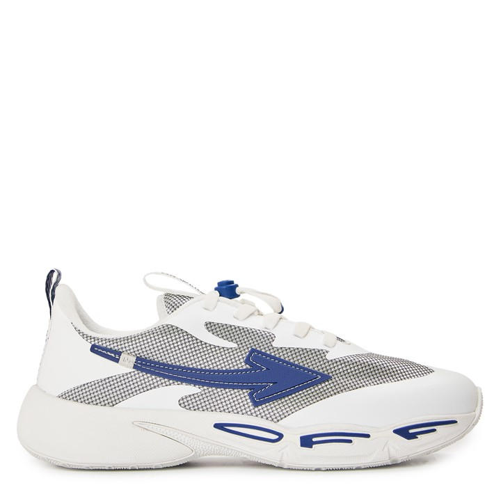 Off White  Kids  Off Jumping Trnrs Jn61 in Size 3, Sports Direct
