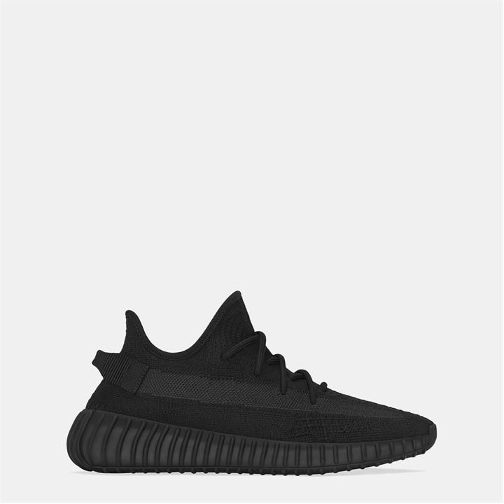 Yeezy Boys Black Kids Boost 350 V2 Primeknit Comfort Sneakers in Size 5.5, Sports Direct