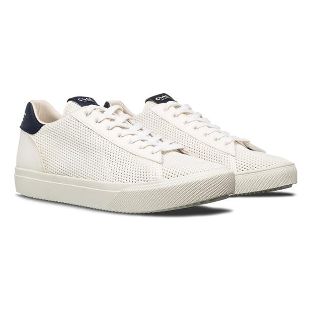 Wht/Navy/Cactus - Clae - Kids' Low-Top Trainers