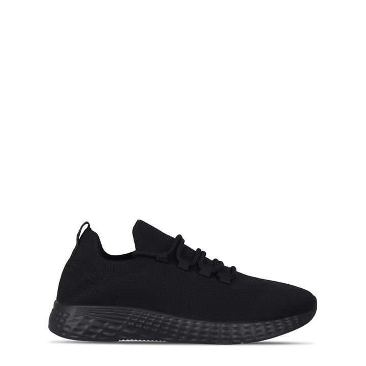 Fabric Boys Black Santo  Trainers in Size 3, Sports Direct