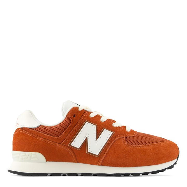 New Balance Boys Orange Nb 574  in Size 5.5, Sports Direct