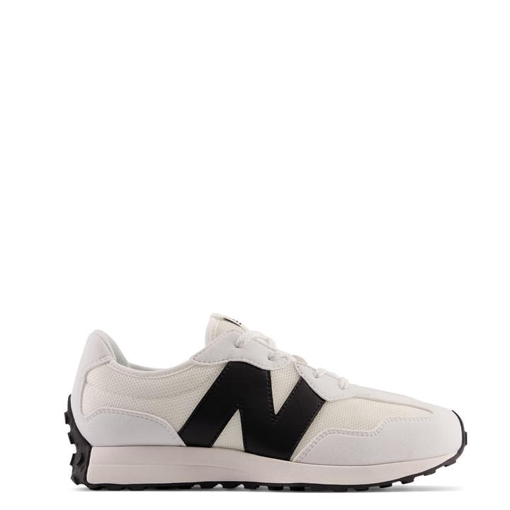 New Balance Boys White Nb 327  in Size 5.5, Sports Direct