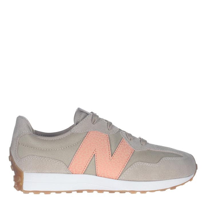 New Balance Boys Beige Nb 327  in Size 3, Sports Direct