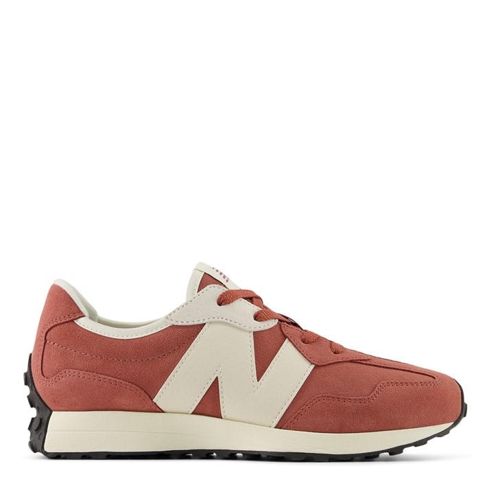 New Balance Boys Red Nb 327  in Size 4, Sports Direct