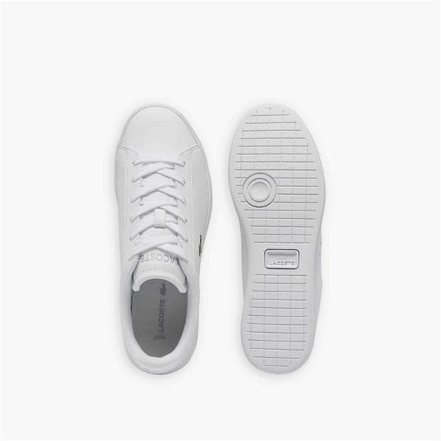 White 21G - Lacoste - Boys' Carnaby Low-Top Trainers