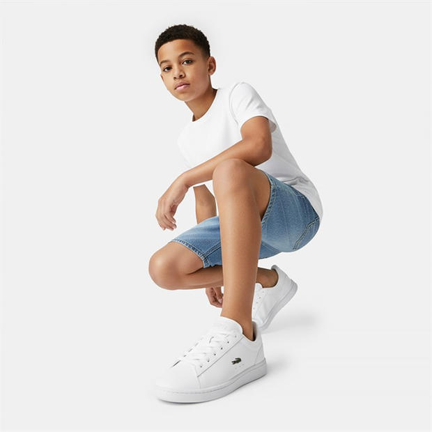 White 21G - Lacoste - Boys' Carnaby Low-Top Trainers