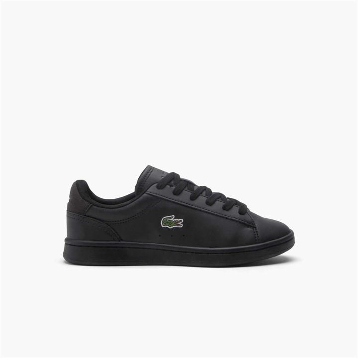 Lacoste Boys Black ' Carnaby Low-Top Trainers in Size 4, Sports Direct