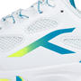 White/Blue/Lime - Hundred - Galaxy 2 Junior Badminton Shoes