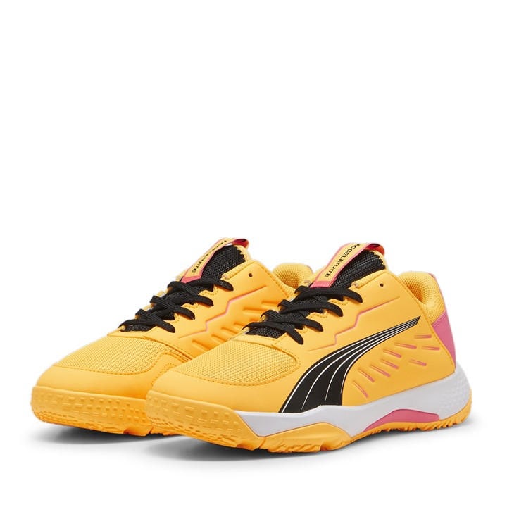 Puma Boys Yellow Accelerate Jr Handball Trainers in Size 5, Sports Direct