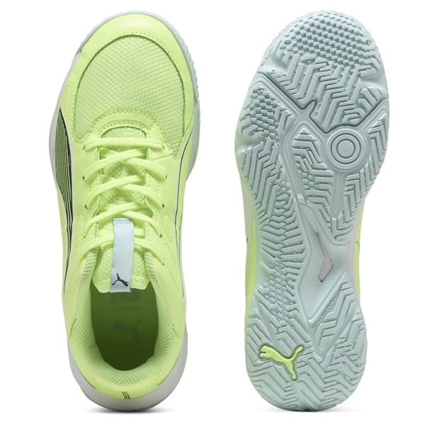 FLtGrnTrrnWht - Puma - Unisex Kids' Accelerate 4 Handball Trainers
