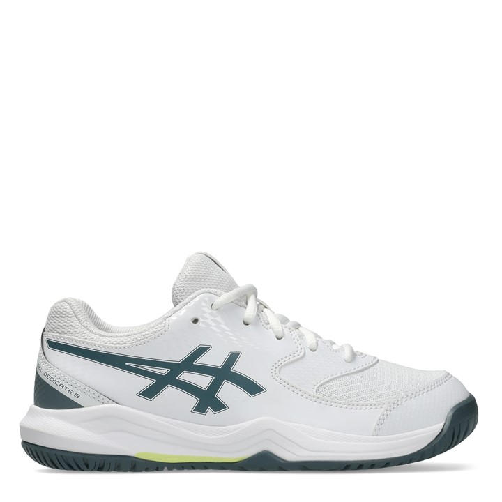 Asics  Kids White Gel Dedicate Gs Tennis Shoes in Size 3, Sports Direct
