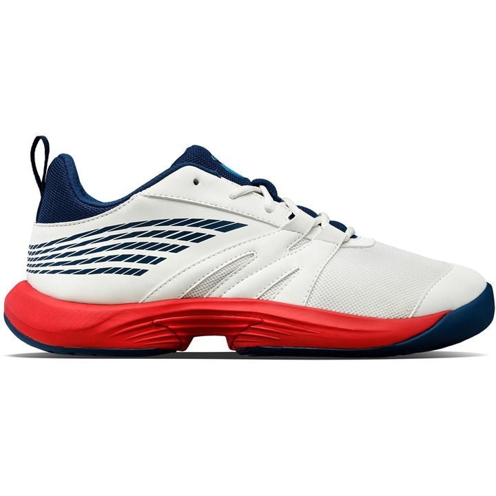 K-Swiss  Kids  ' Speedtrac Hard Court Lace Up Tennis Shoes in Size 5, Sports Direct