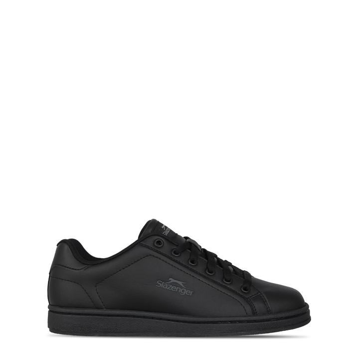 Slazenger Boys Black Ash Lace Trainers  in Size 5, Sports Direct