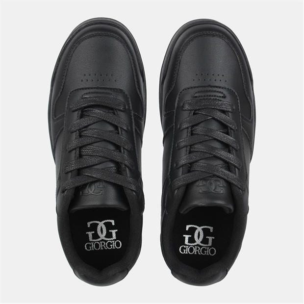 Black - Giorgio - Lace Trainer Junior