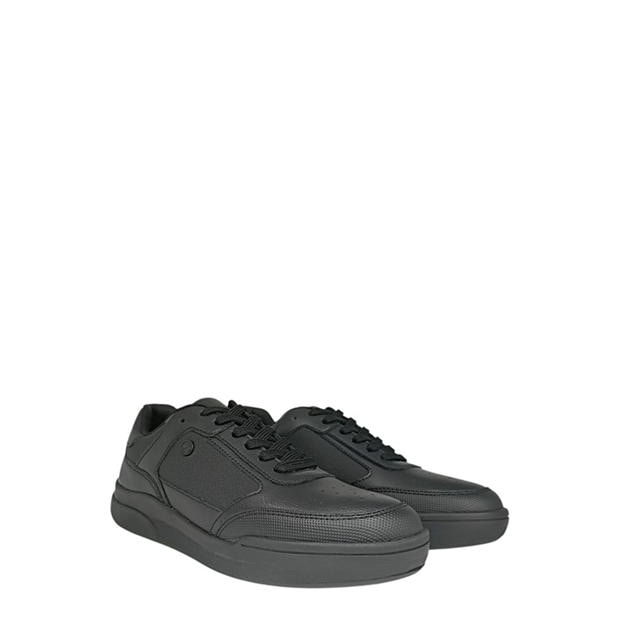 Black - Pretty Green - Kids' Moc Toe Formal Shoes