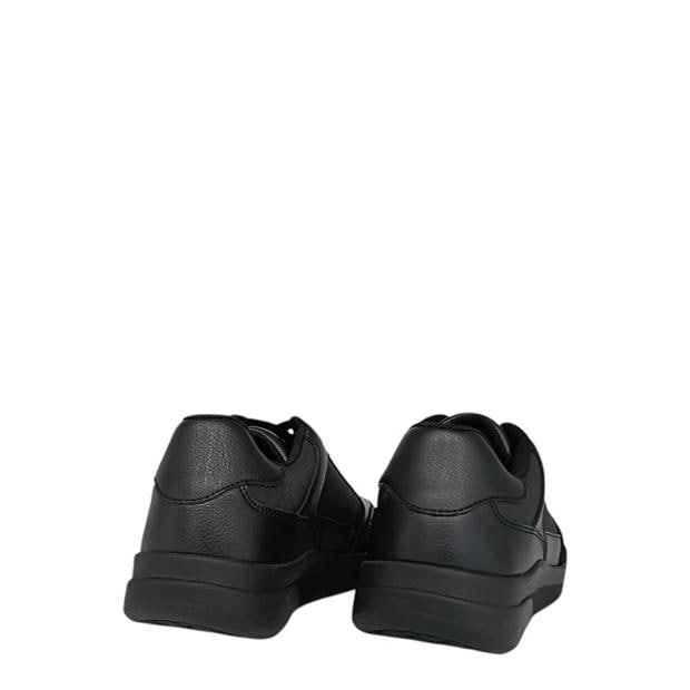 Black - Pretty Green - Kids' Moc Toe Formal Shoes