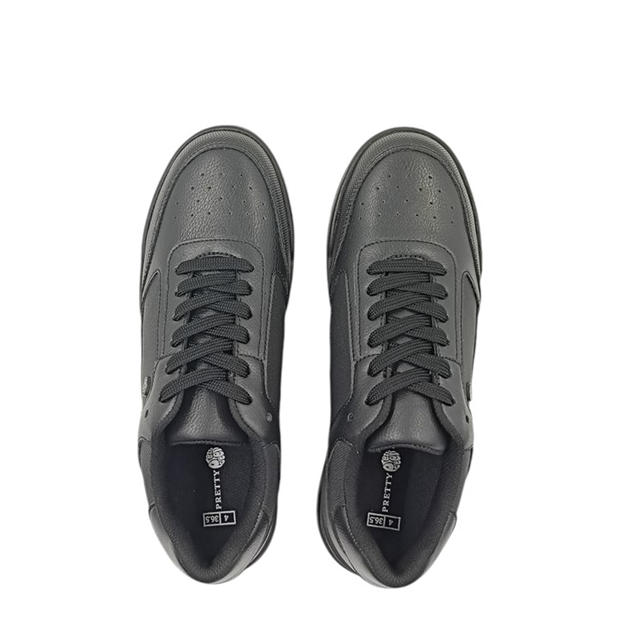 Black - Pretty Green - Kids' Moc Toe Formal Shoes