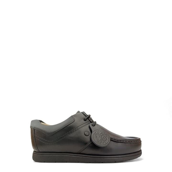 Pretty Green Boys Black Waltham Lace Jn in Size 4, Sports Direct